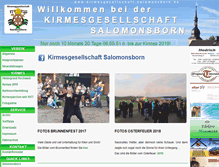 Tablet Screenshot of kirmesgesellschaft.salomonsborn.de